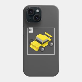 01 - Pixel Cars - Little Yellow Phone Case