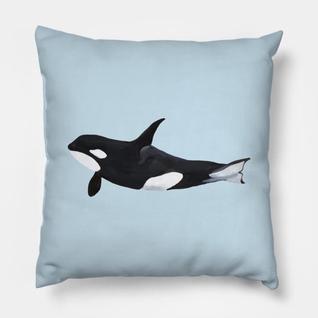 Orca Pillow by Das Brooklyn