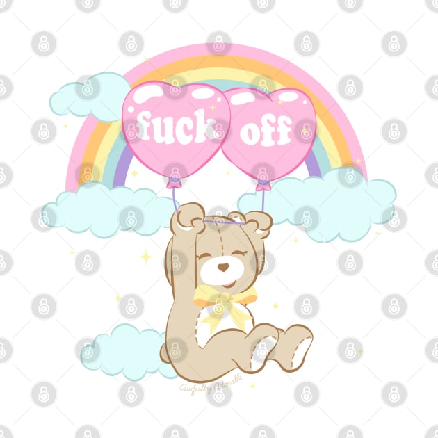 F*ck Off Teddy Bear by awfullyadorable