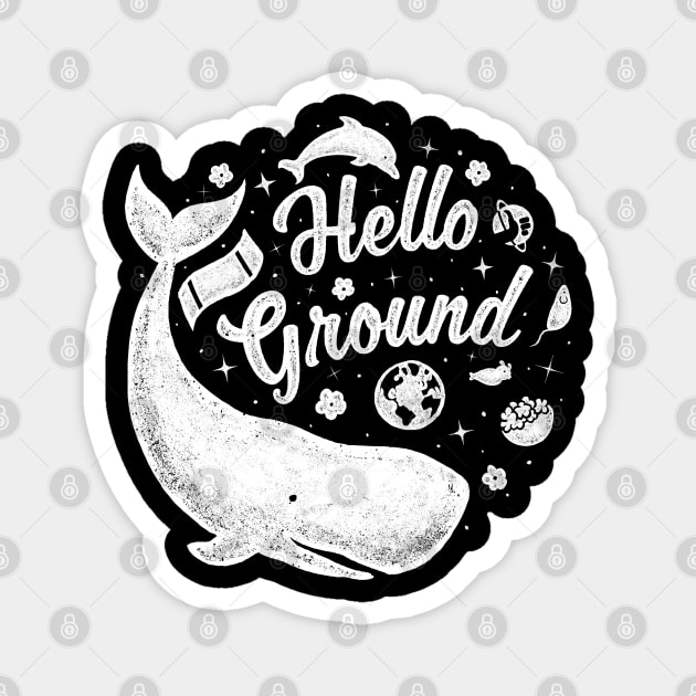 Hello Ground Magnet by LiRoVi