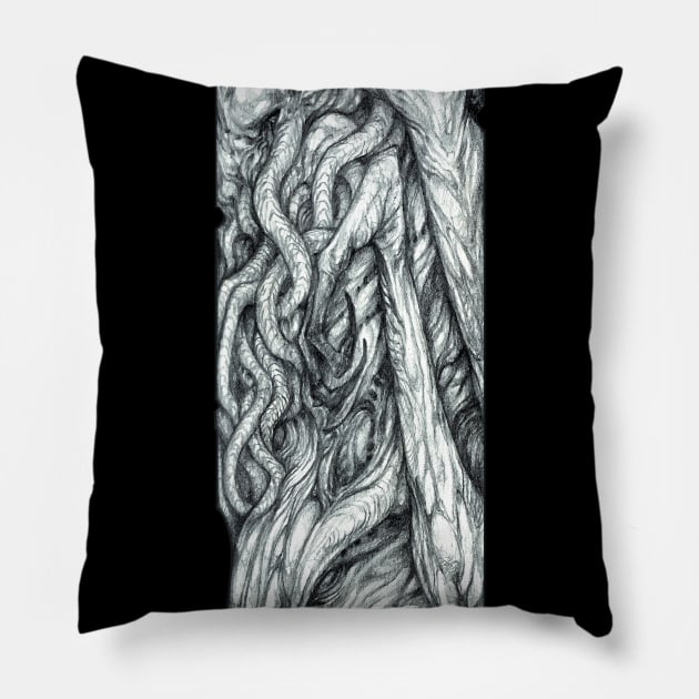 Cthulhu Totem T-Shirt Pillow by TentaclesAndTeeth