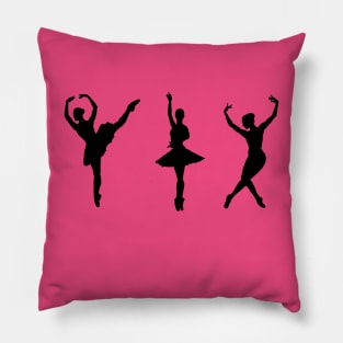 Graceful Ballerinas Pillow