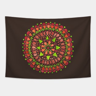 Autumn Mandala Tapestry