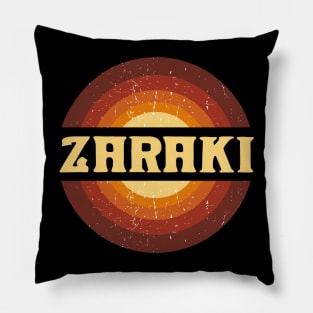 Vintage Proud Name Zaraki Birthday Gifts Circle Pillow