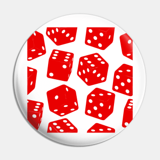 Dice of fortune Pin