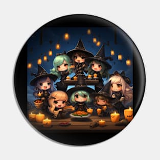 Halloween party Pin