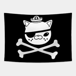 Octopus Cute Kids Pirate Cat Tapestry