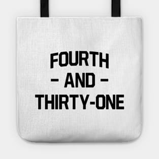 4th and 31 Alabama Football Ver.4 Tote