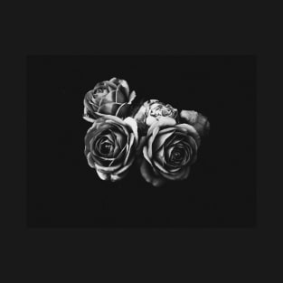 Roses in black and white T-Shirt