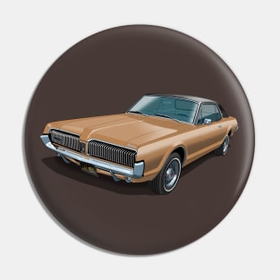 1967 Mercury Cougar in cinnamon frost Pin