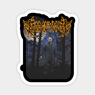 Black Metal Halloween Michael Myers Boogeyman Magnet