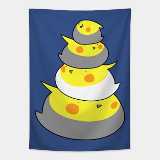 Cockatiel Stack Tapestry