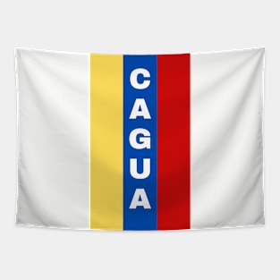 Cagua City in Venezuelan Flag Colors Vertical Tapestry