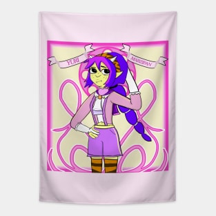 Yuri Marzipan the Oni - Cosplay Nouveau (extra pink) Tapestry