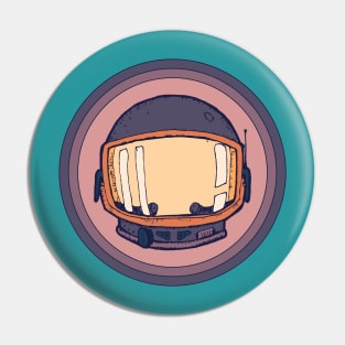 Retro cosmonaut Pin