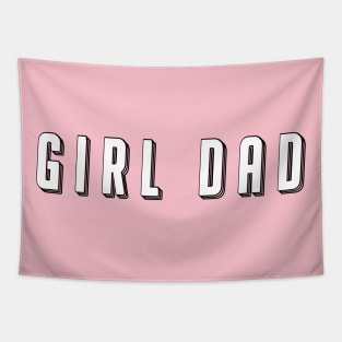 girl dad gift shadow 2 Tapestry