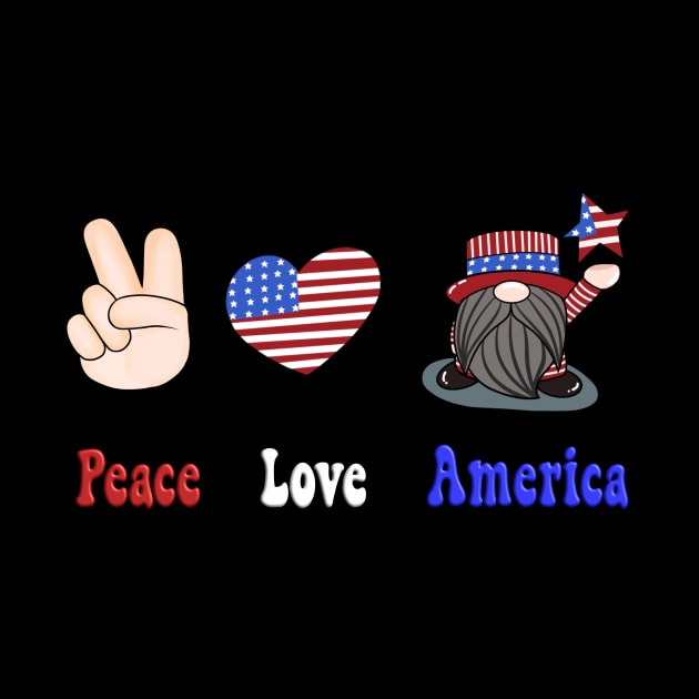 Peace Love America by The BlueJester