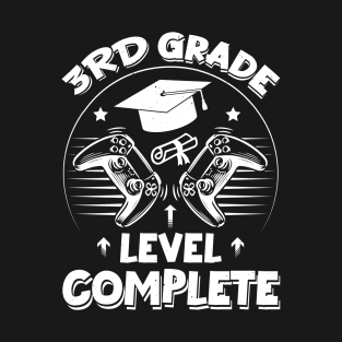 3rd Grade Level Complete - Gamer Graduate T-Shirt