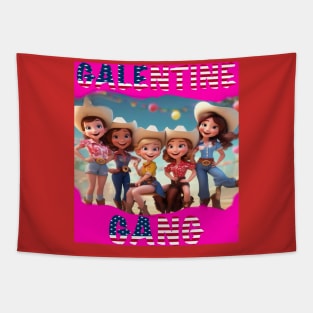 Galentines gang party Tapestry