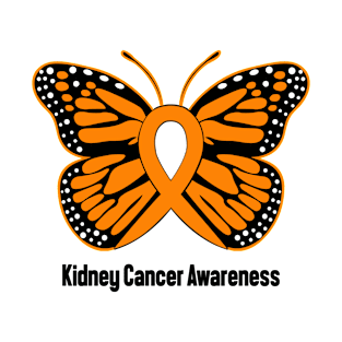 Kidney Cancer Awareness Butterfly Hope T-Shirt