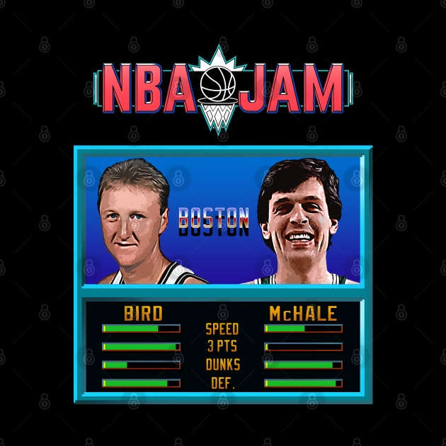 NBA JAM - CLASSIC - THE BEST DUO's EDITION_Bird&McHale by Buff Geeks Art
