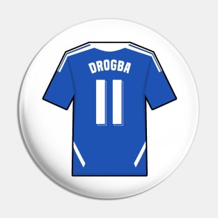 Drogba Chelsea 11/12 UCL Winner Jersey Pin