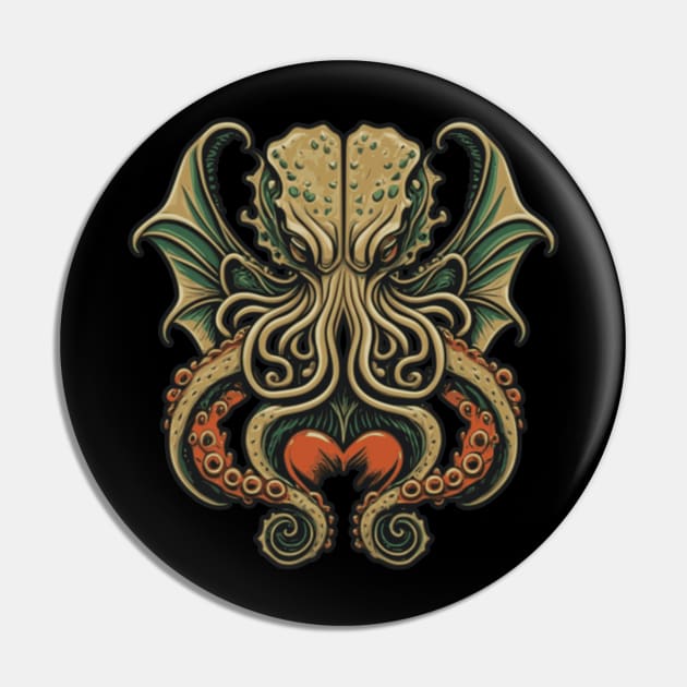 Valentine Cthulhu #10 Pin by InfinityTone