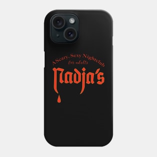 Nadjas, a Scary Sexy Nightclub for Adults (red & yellow) Phone Case