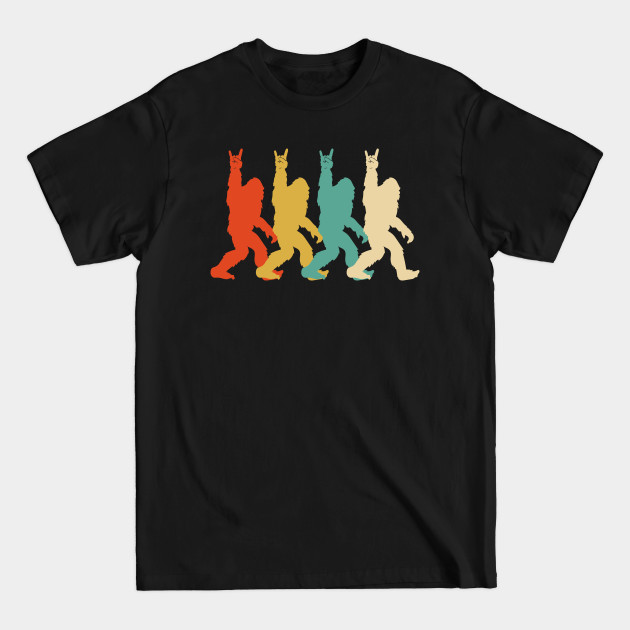 Discover Funny Bigfoot Rock And Roll For Sasquatch Believers - Funny Bigfoot Rock And Roll For - T-Shirt