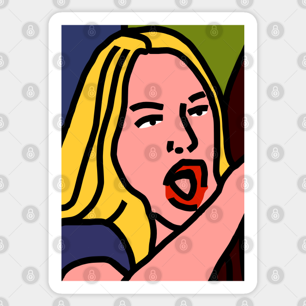 Woman Yelling Meme Detail - Meme - Sticker