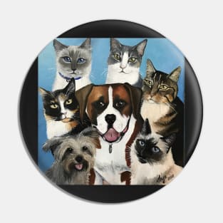 "Karen's Fur-Babies" Pin