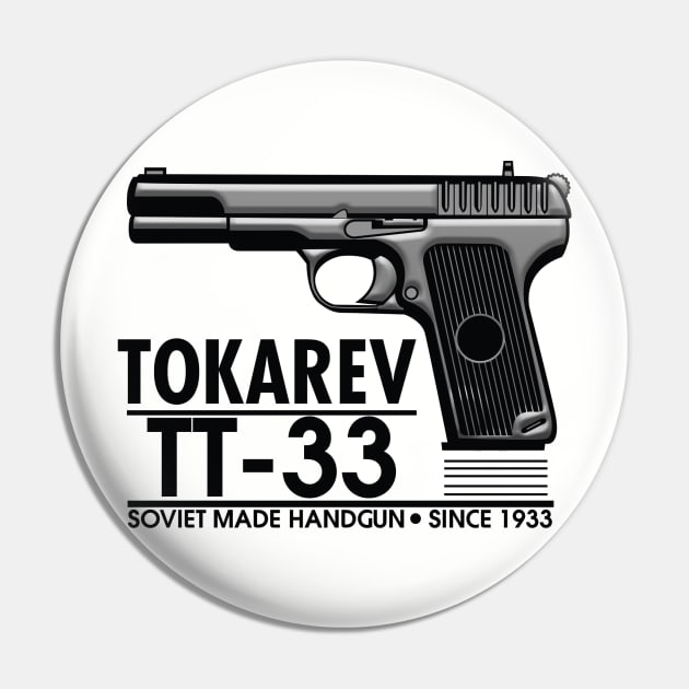 TOKEAREV TT-33 Pin by theanomalius_merch