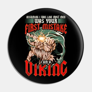 Viking Vikings Norse Funny Humor Quotes Gifts Pin