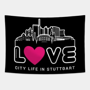 Love City Life in Stuttgart Tapestry