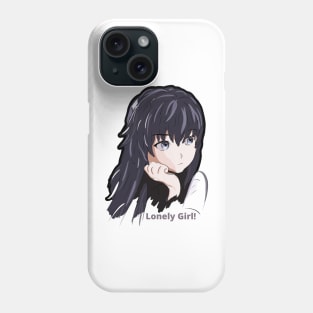 Manga Girl So Sad Anime Sad Girl Design. Phone Case