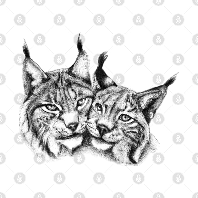 Lynx Couple by AngelsWhisper