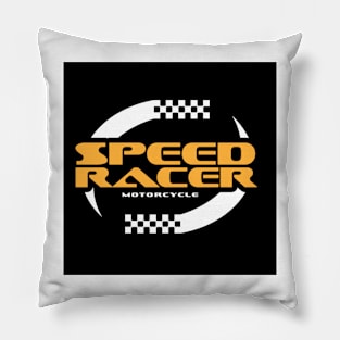 Speed racer motorcycle Pillow