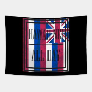 Hawai'i Floral Flag by Hawaii Nei All Day Tapestry