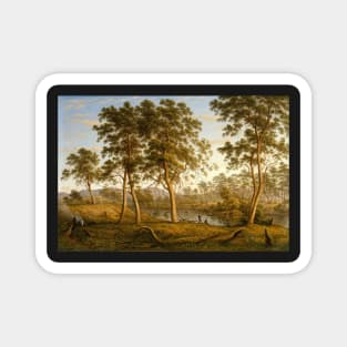 natives on the ouse river van diemen s land 1838 - John Glover Magnet