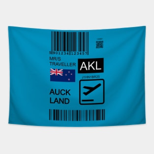 Auckland New Zealand travel ticket Tapestry