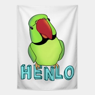 HENLO - indian ringneck Tapestry