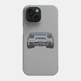 back of a muscle car Phone Case