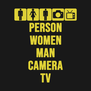 Person Women Man Camera TV Anti Trump Joe Biden 2020 Vote T-Shirt