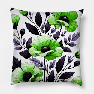 Poppy Flower Pillow