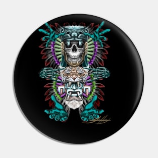 Aztec warriors Pin