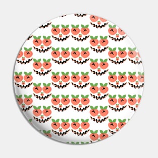 Peach Seamless Pattern Pin