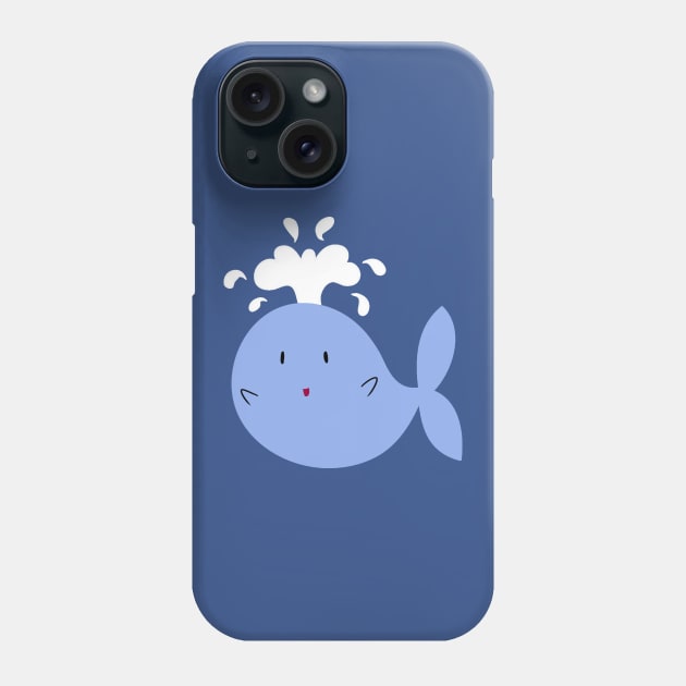 Little Blue Whale Phone Case by saradaboru