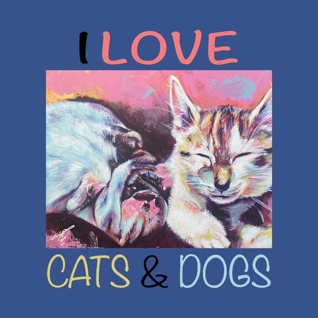 I Love Cats and Dogs Too by SPortisJr