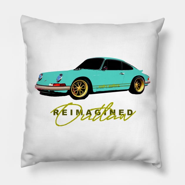 Shift Shirts Outlaw Reimagined - Singer Inspired Pillow by ShiftShirts