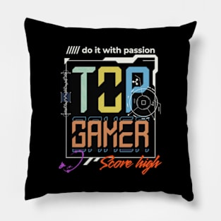 Gamer Top Video Gamer Pillow